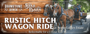 Rustic Hitch Wagon Ride at Stone Gables Estate - Gift Certificate