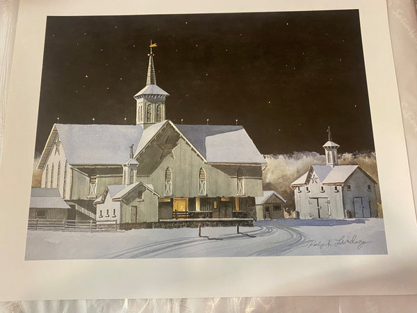 Star Barn Print 16x20 Ralph Lindsay – The Sower and The Seed Shoppe