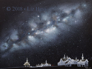 "The Milky Way and The Star Barn" Print - Liz Hess Collection