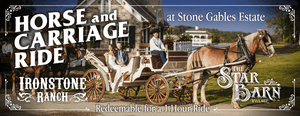 Horse and Carriage Ride at Stone Gables Estate - Gift Certificate