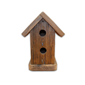 Handmade Birdhouse - Two-Hole Vertical