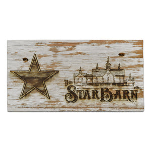 Limited Edition Star Barn Outbuilding Plaque, Engraved with The Star Barn Logo