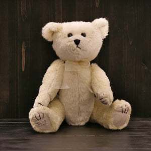 Ditz Jointed Stuffed Bear (12") - Ivory